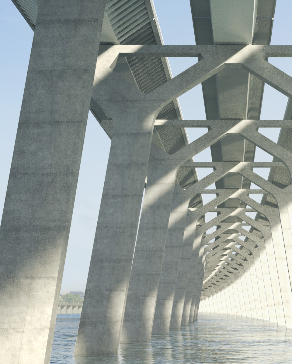 La qualité visuelle de l'infrastructure du nouveau pont Champlain