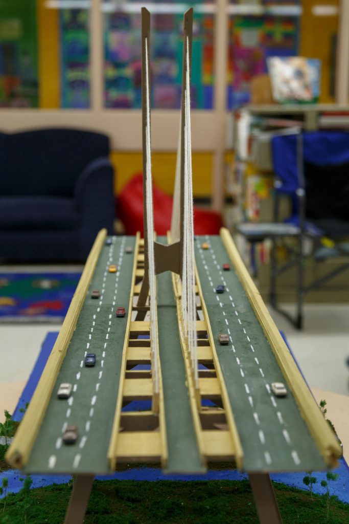 Réplique du nouveau pont Champlain – Élèves de l’école Good Shepherd Elementary (Brossard)